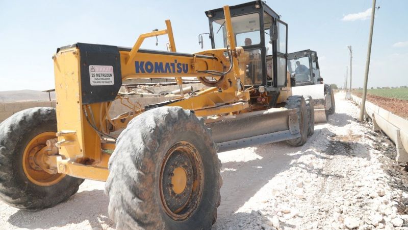 Eyyübiye kırsalında yol çalışmaları hızla devam ediyor