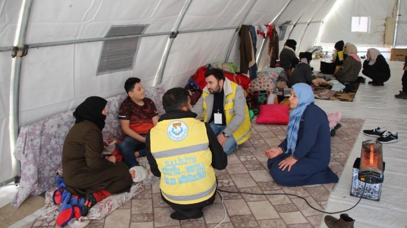 Haliliye’den, depremzedelere psikolojik destek
