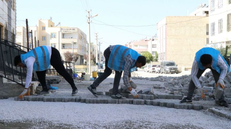 Haliliye’de üstyapı çalışmaları sürüyor