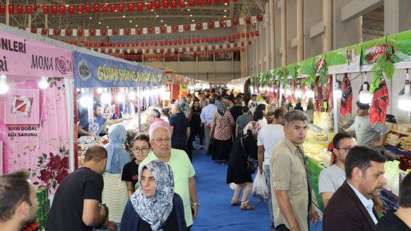  Gıda ve yöresel ürünler fuarına yoğun ilgi