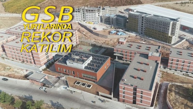 Urfa GSB yurtlarında bir tek boş yer kalmadı