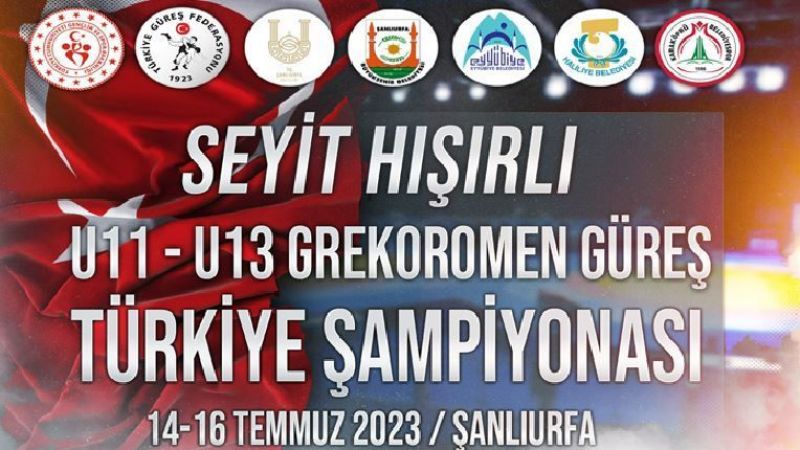 U11 – U13 Greko – Romen Güreş Türkiye Şampiyonası Urfa’da yapılacak