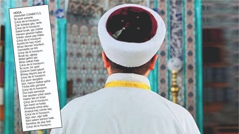 Dinden soğutan sözde hocalar, bu şiir size yazıldı