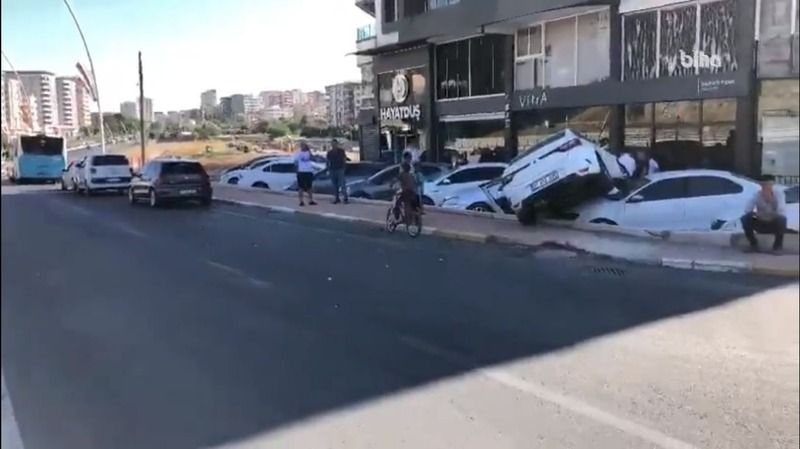 Narlıdere'de ilginç kaza
