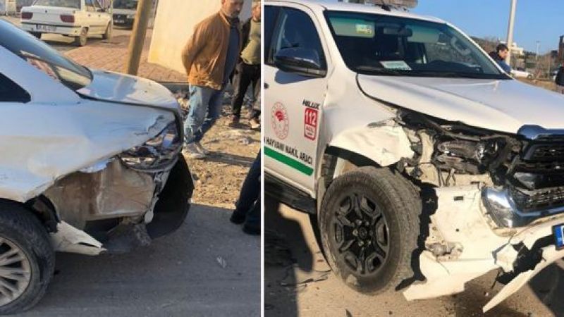 Urfa’da maddi hasarlı kaza