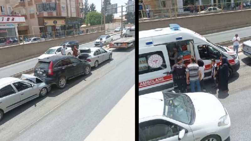 Urfa’da zincirleme trafik kazası