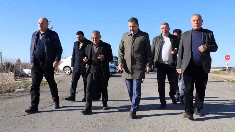 Baydilli Hamurkesen Mahallesindeki çalışmaları inceledi