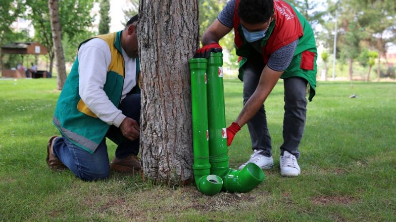 Karaköprü’de sokak hayvanları unutmuyor
