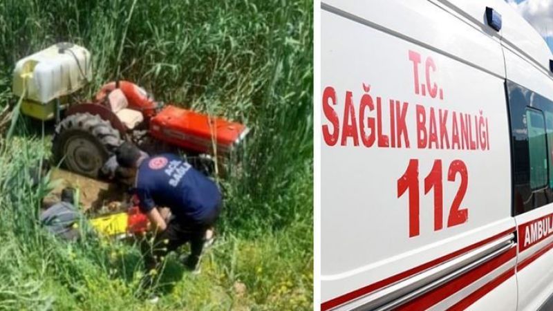 Urfa’da traktör sürücüsünün feci ölümü!