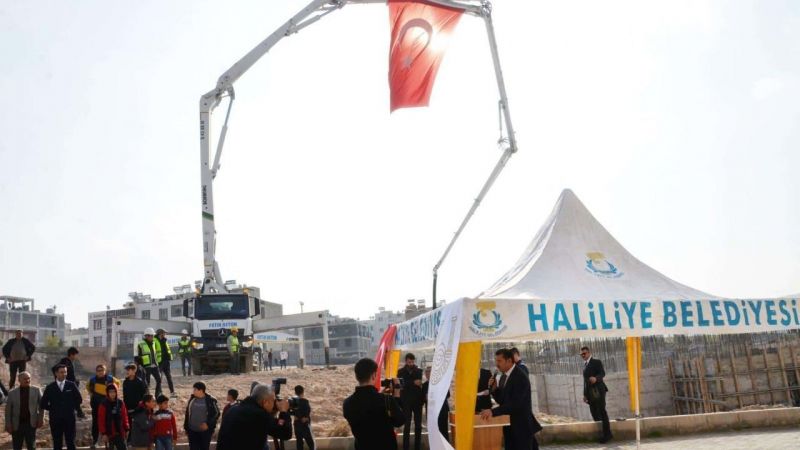 Süleymaniye'de 24 derslikli okulun temeli atıldı
