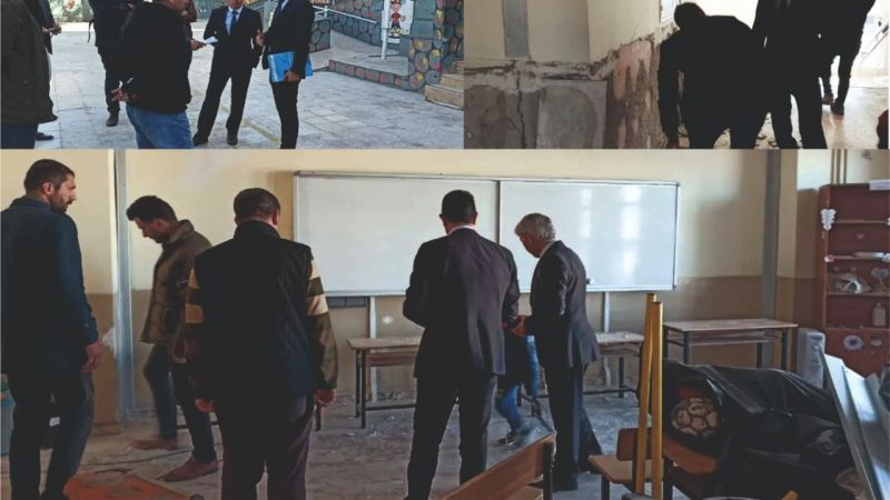 Az hasarlı okullarda onarım seferberliği