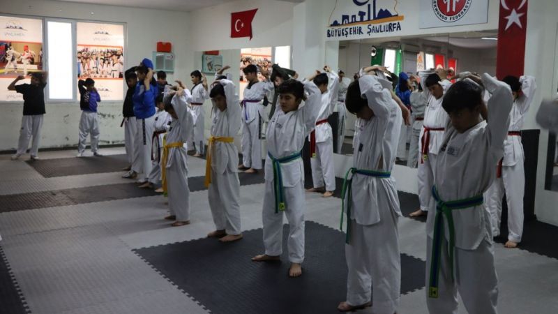 Öğrenciler, ara tatili sporla yaşadı