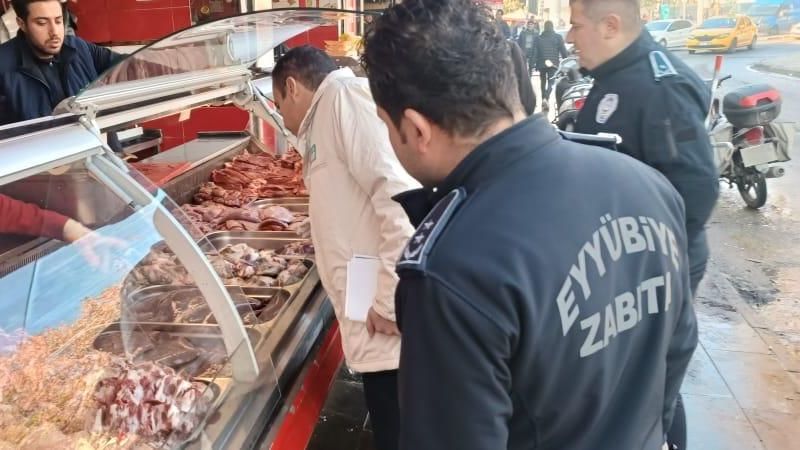 Urfa'da kasaplara sıkı takip