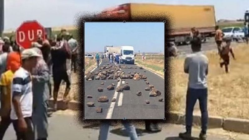 Urfa'da çiftçiler yine yol kapattı !