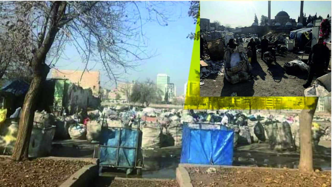 Urfa’da şehrin göbeğinde çöp yığınları!