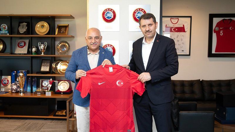 Vali Ayhan, TFF Başkanıyla buluştu