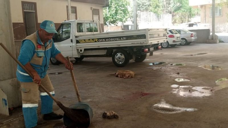 Haliliye Belediyesi Kurban Bayramı’nda da tam kadro sahada
