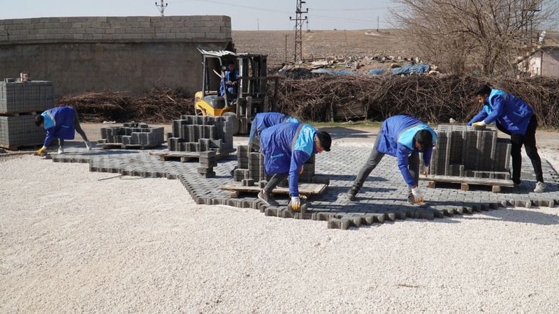 Haliliye’de yol çalışmaları sürüyor