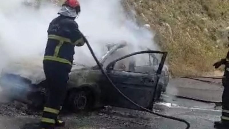 Urfa’da araç yangını!
