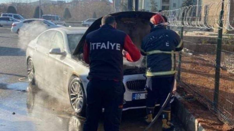 Urfa'da otomobil alevlere teslim oldu