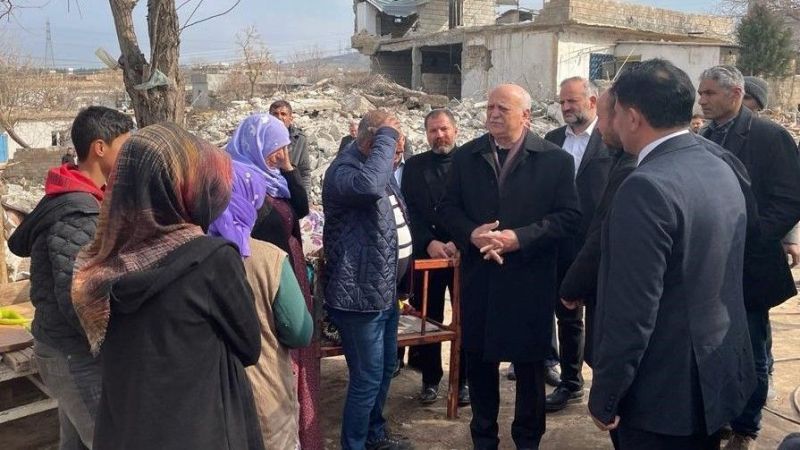 TZOB Başkanından depremzedelere ziyaret