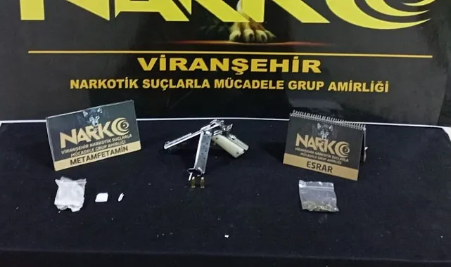 Viranşehir'de uyuştucu ve kaçakçılık operasyonu
