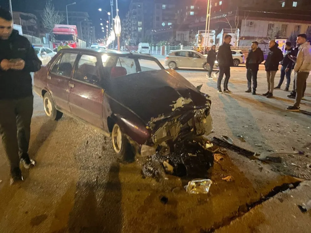 Trafik kazası: 1 yaralı