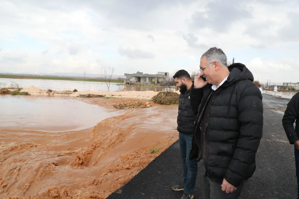 Mehmet Kuş, kırsaldaki çalışmaları denetledi