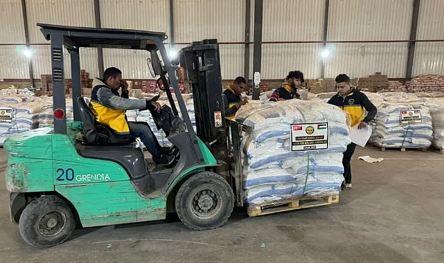 Fecr İnsani Yardım Derneği'nden Gazze'ye destek
