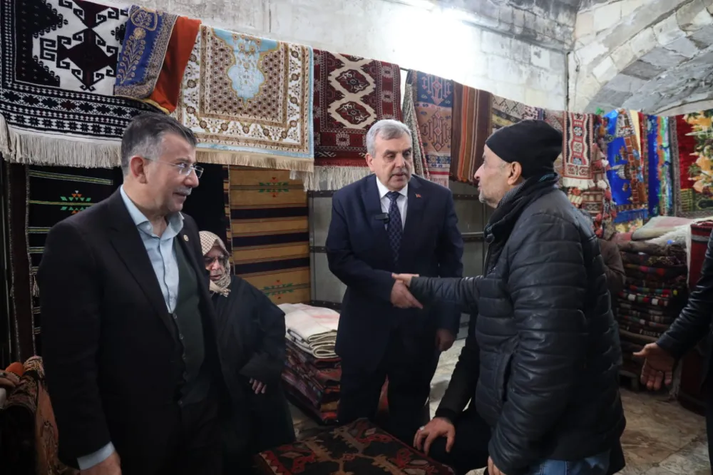 Beyazgül'den esnafa ziyaret