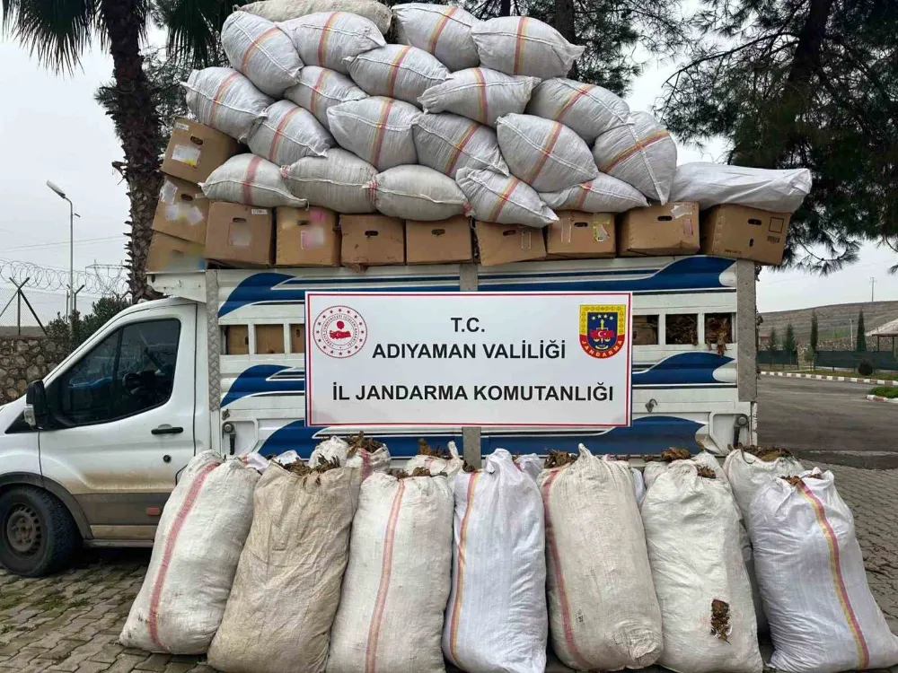 Kaçak tütün yakalandı