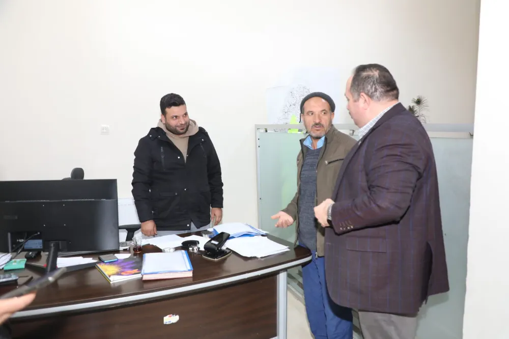BAŞKAN EKİNCİ MESAİYE BİRİMLERİ ZİYARET EDEREK BAŞLADI