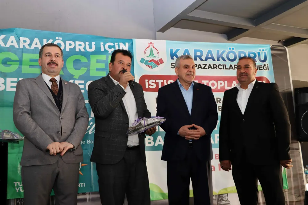 Pazar esnafından Baydilli ve Beyazgül'e tam destek