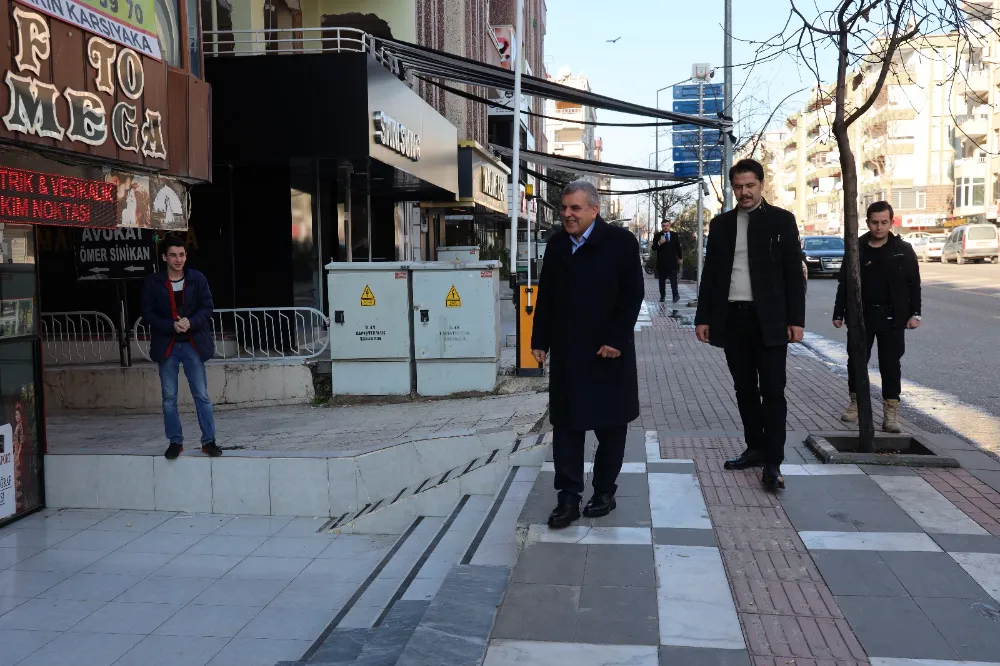 ESNAF VE VATANDAŞLARDAN BAŞKAN BEYAZGÜL’E : ”GÖNLÜMÜZ VE DUALARIMIZ SENİNLE”