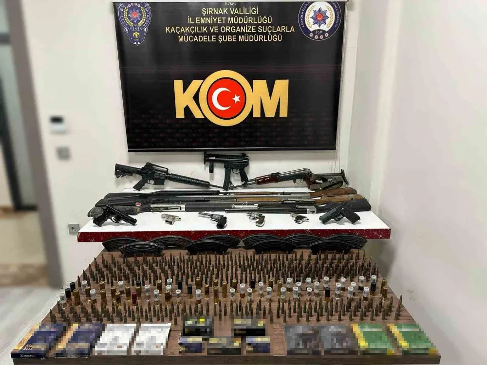 Uzun namlulu silahlar ele geçirildi: 67 gözaltı