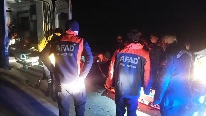 Uçurumdan düşen şahıs yaralı kurtarıldı