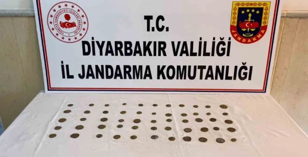 57 adet muhtelif sikke ve tarihi eser ele geçirildi
