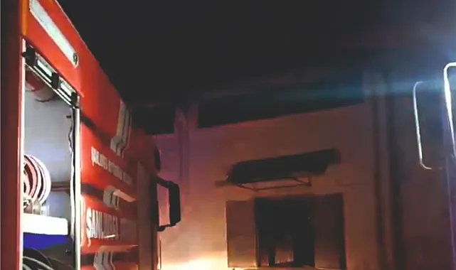OSB'de yangın