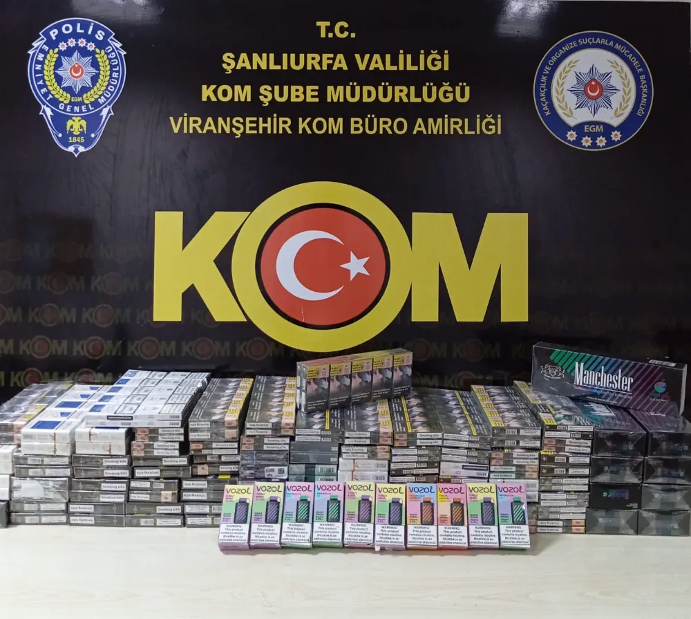 Emniyetten kaçak sigara operasyonu