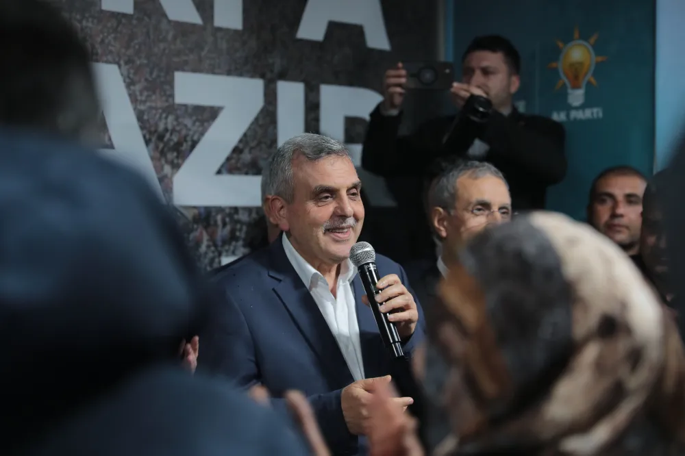BEYAZGÜL’ÜN SEÇİM OFİSİNDE COŞKULU DESTEK SALONA SIĞMIYOR