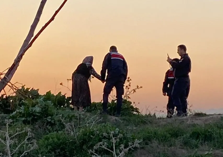 Kayıp yaşlı kadın ot toplarken bulundu