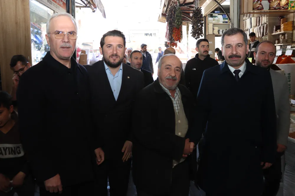 Baydilli'den çarşı esnafına ziyaret
