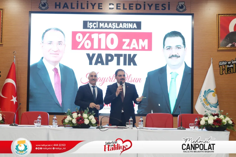 Haliliye işçisi bayram ediyor