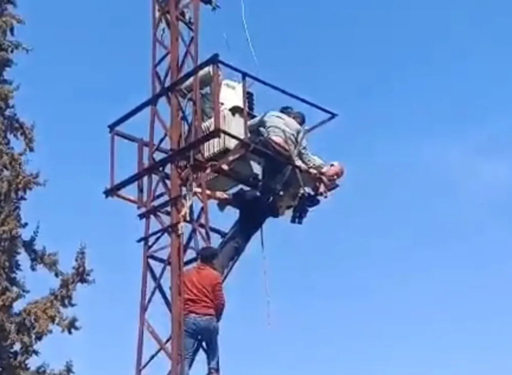 Elektrik akımına kapılan kişi ağır yaralandı