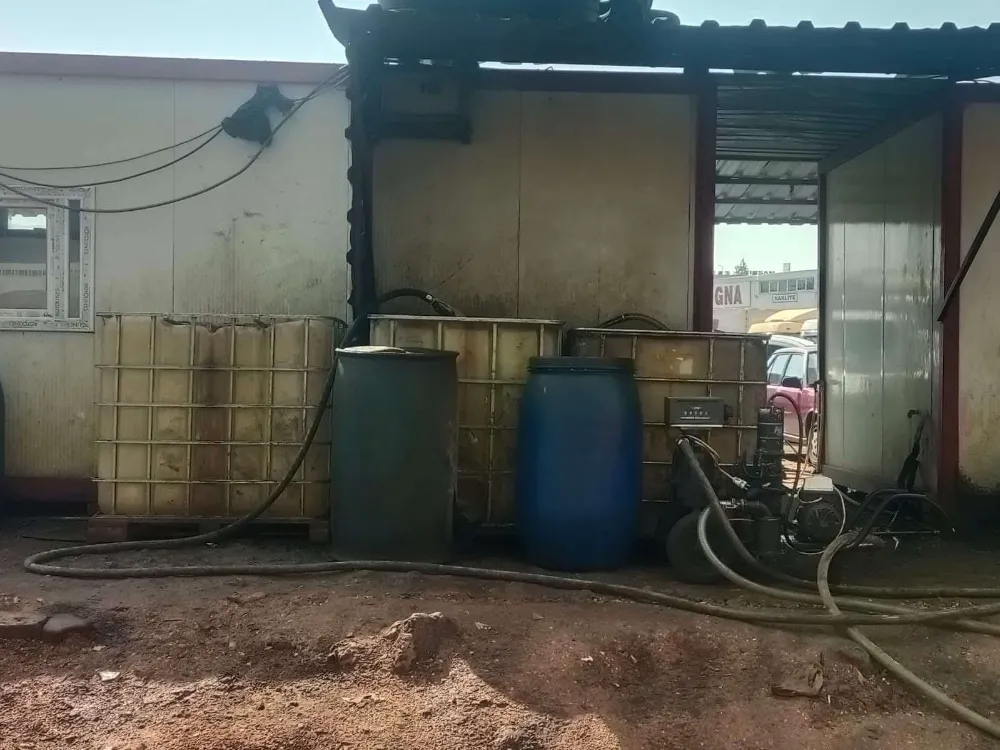 5 bin litre kaçak akaryakıt ele geçirildi: 2 gözaltı