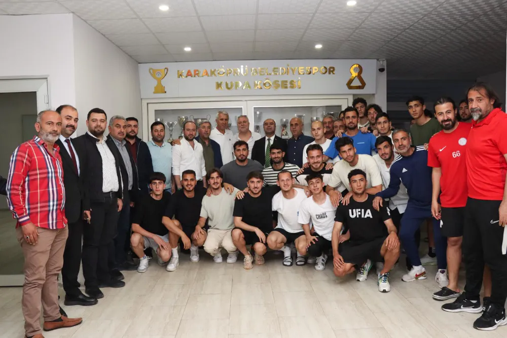 NİHAT ÇİFTÇİ KARAKÖPRÜ BELEDİYESPOR’U ZİYARET ETTİ