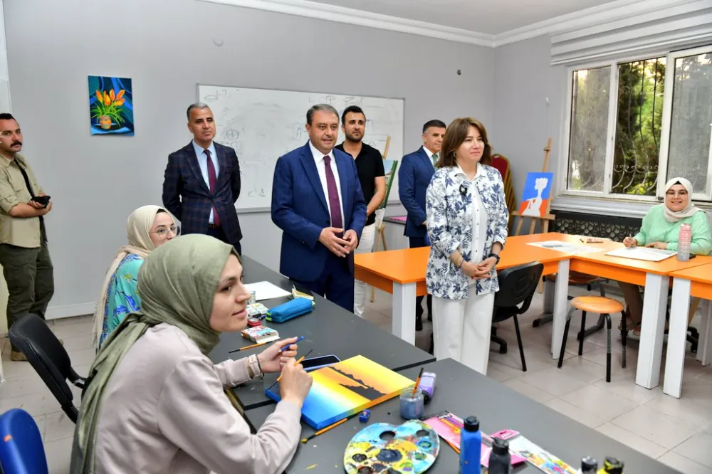 Vali Şıldak, ÖGEM'de incelemelerde bulundu