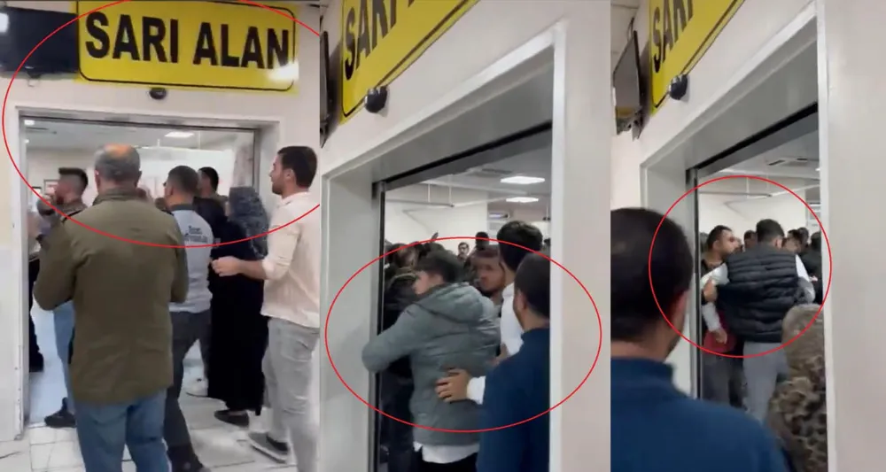 Yaralılar ve yakınları aynı hastaneye gidince ortalık savaş alanına döndü
