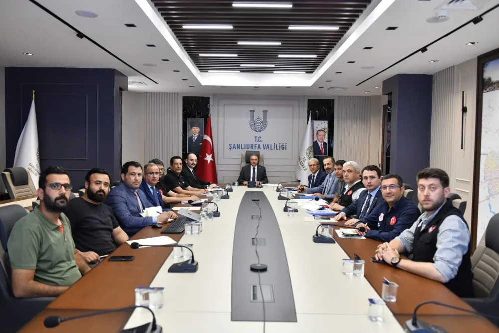 ŞANLIURFA'DA DEPREM SONRASI YAPILAN ÇALIŞMALAR DEĞERLENDİRİLDİ