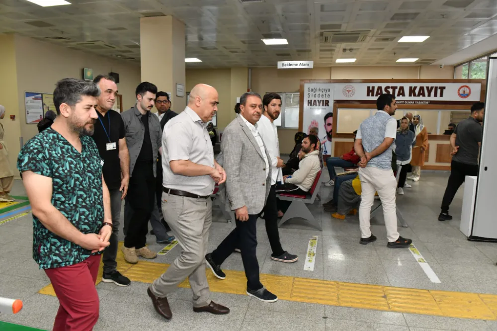 Vali Şıldak, hastane denetimine çıktı